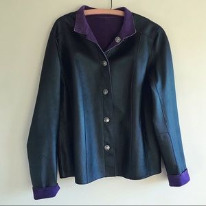 REVERSIBLE Leather Suede Jacket